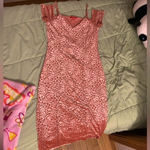 GUESS pink floral dress